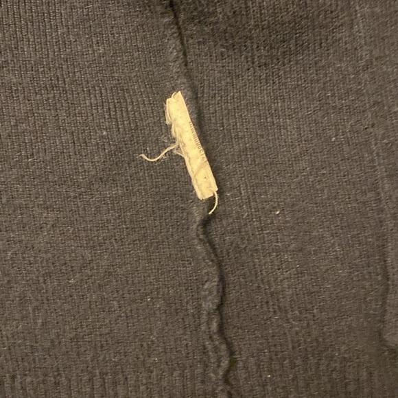 Abercrombie & Fitch LARGE Women’s Collegiate Navy Cardigan V Neck - Picture 5 of 7